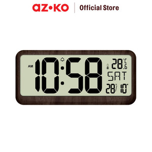 [EZO.0802927] AZKO Arthome Jam Dinding Lcd Digital 3562 Wall Clock Jam Tembok Digital Aesthetic Dekorasi Rumah Hiasan Dinding