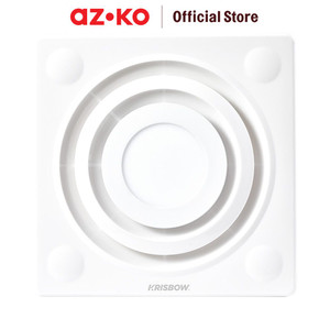 [EZO.0802938] AZKO Krisbow 8 inci Exhaust Fan Plafon Dengan Led Kipas Plafon Kipas Langit-Langit Kipas Ventilasi Udara