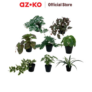[EZO.0802955] AZKO Arthome 20 cm Tanaman Artifisial Greenary Dengan Pot - Hijau Tumbuhan Tanaman Buatan Dekorasi Plant Sintetis Pajangan Rumah Serbaguna Hiasan Properti Foto