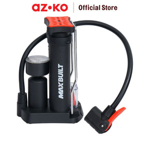 [EZO.0802967] AZKO Maxbuilt 3.4X16 cm Pompa Mini Two Tube - Hitam Air Pump Pompa Udara Kasur Angin Ban Renang Alat Pengisi Udara Serbaguna