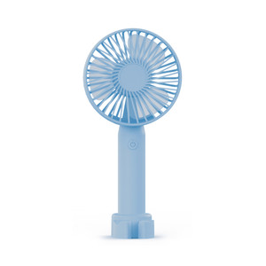 [EZO.0802977] AZKO Memoo Kipas Angin Portable Rechargeable 12 Portable Fan Kipas Mini Travel Serbaguna Kipas Angin Isi Ulang Penyejuk Udara - Biru