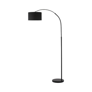 [EZO.0802997] AZKO Eglare Mini Arco Lampu Lantai E27 Standing Floor Light Lampu Tiang Dekorasi Lampu Berdiri - Hitam