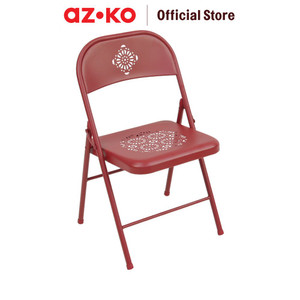 [EZO.0803052] AZKO Soleil Raphael Kursi Lipat - Merah Scarlet