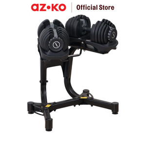 [EZO.0803063] AZKO Kinetic Stand Bracket Adjustbale Dumbbell - Hitam