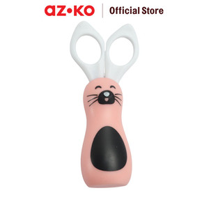 [EZO.0803077] AZKO Odi Gunting Anak Dengan Cover Kid Scissors Alat Pemotong Kertas Lucu Serbaguna Peralatan Atk Kids Friendly Crafting Tools Perlengkapan Kerajinan Tangan