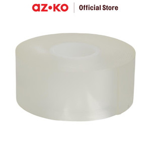 [EZO.0803084] AZKO Odi 30 Mm Double Tape Nano - Clear Isolasi Lakban Perekat Stationery Tools Alat Penempel Tape Double Side Selotip Dua Sisi