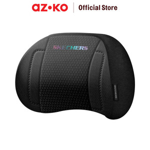 [EZO.0803104] AZKO Skechers Bantal Leher Kursi Mobil Gogamat - Hitam Head Pillow Car Sandaran Kepala Kursi Mobil Aksesoris Interior Mobil