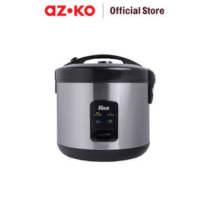 [EZO.0803106] AZKO Kris 2.8 ltr Deluxe Rice Cooker - Silver Magic Jar Magic Com Penanak Nasi Alat Masak Beras Elektronik Dapur