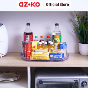 [EZO.0803107] AZKO Stora Wadah Makanan Rotating Food Container Kotak Makan Food Grade Serbaguna Tempat Makanan Food Storage Kitchenware