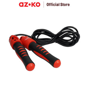 [EZO.0803146] AZKO Kinetic Tali Skipping Dengan Counter - Hitam/Merah