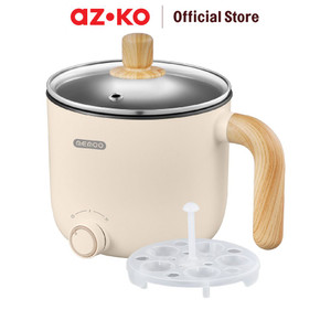 [EZO.0803150] AZKO Memoo 800 ml Panci Elektrik Multifungsi - Putih