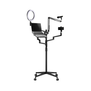 [EZO.0803249] AZKO Krisbow Bracket Streaming Mount Bracket Live Streaming Stand Holder Gadget Tripod Live Ig Youtube Tiktok Perlengkapan Elektronik - Tripod Mobile