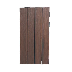 [EZO.0803257] AZKO Rainbodeck Quick Deck Motif Kayu Decking Tile Lantai Bongkar Pasang Instalasi Lantai Aksesoris Bangunan Rumah Aksesoris Teras - Kayu Ipe