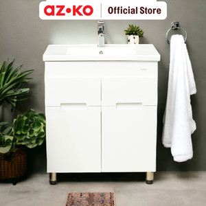 [EZO.0803264] AZKO Fosa Kabinet Kamar Mandi Pvc - Putih