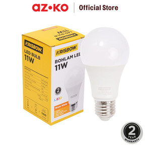 [EZO.0803299] AZKO Krisbow Lumi Bohlam Led 11 watt Warm White - Kuning