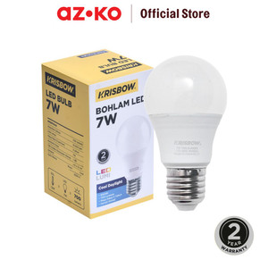 [EZO.0803301] AZKO Krisbow Lumi Bohlam Led 7 watt Cool Daylight 700 Lumens - Putih