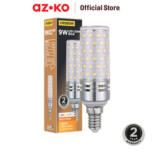 [EZO.0803307] AZKO Krisbow Bohlam Led 9 watt Warm White E14 - Kuning