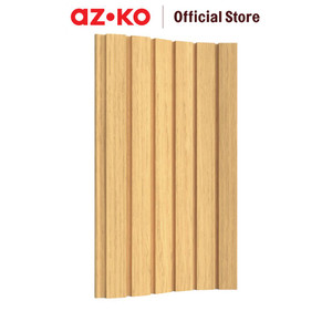 [EZO.0803311] AZKO Maxbuilt 290X4.7X2cm Panel Dinding Flex Motif Kayu - Cokelat Maple