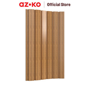[EZO.0803314] AZKO Maxbuilt 290X4.7X2 cm Panel Dinding Flex Motif Kayu - Cokelat Teak