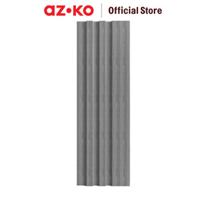[EZO.0803315] AZKO Maxbuilt 290X13X1.2 cm Panel Dinding Ps Motif Kayu - Abu-Abu