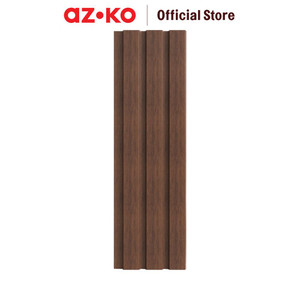 [EZO.0803317] AZKO Maxbuilt 290X12X1.2 cm Panel Dinding Ps Motif Kayu - Cokelat Oak