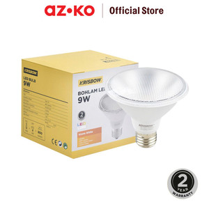 [EZO.0803355] AZKO Krisbow Lumi Bohlam Led Par30 9 watt - Warm White