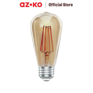 [EZO.0803362] AZKO Eglare Bohlam Led Filamen Edison 5 watt St64 E27 - Warm White