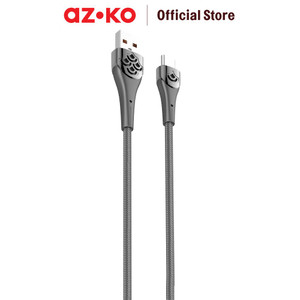 [EZO.0803382] AZKO Memoo 1.2 mtr Kabel Charger Usb Type A To Type C 30 watt Braided