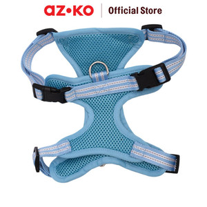 [EZO.0803411] AZKO Paws N Tail Ukuran S Harness & Tali Anjing - Biru