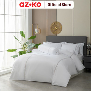 [EZO.0803433] AZKO Sleeplite 250X240 cm Set 5 Pcs Seprai Flat Microfiber Hotel