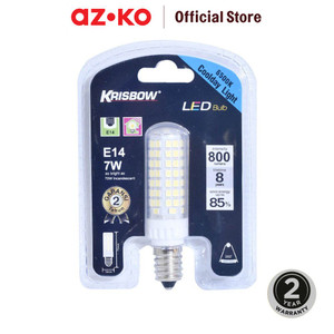 [EZO.0803441] AZKO Krisbow Corn Bohlam Led 7 watt Cool Daylight 800 Lumen E14 - Putih