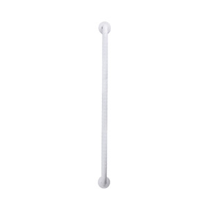 [EZO.0803473] AZKO Fosa Handle Kamar Mandi Chrome Bar Grab Grab Bar Pegangan Kamar Mandi Tiang Handle Kamar Mandi Aksesoris Kamar Mandi Bathroom Safety Tools - Putih, 40x3.2x0.12cm