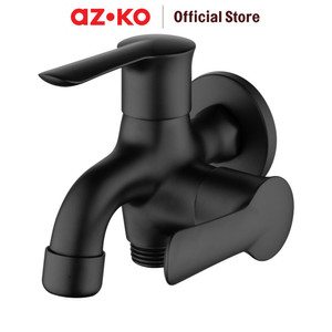 [EZO.0803478] AZKO Acroz Veneto Keran Kamar Mandi Two Way - Hitam