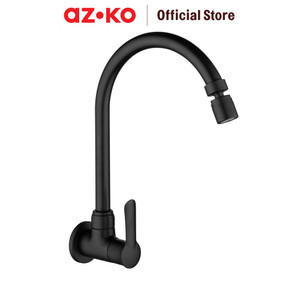 [EZO.0803480] AZKO Acroz Veneto Keran Dapur Leher Angsa Cold Pull Out - Hitam