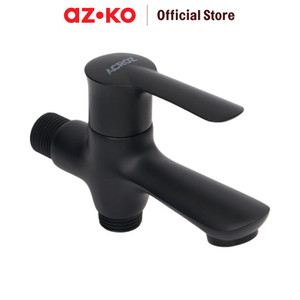 [EZO.0803483] AZKO Acroz 13X5.2X8 cm Veneto Keran Kamar Mandi - Hitam