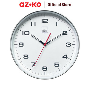 [EZO.0803501] AZKO Arthome 30 cm Jam Dinding Dex - Merah