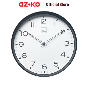 [EZO.0803502] AZKO Arthome 30 cm Jam Dinding Bot - Hitam