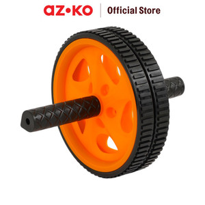 [EZO.0803532] AZKO Kinetic Abs Roller Wheel - Hitam/Kuning Slide Wheel Alat Fitness Perlengkapan Olahraga