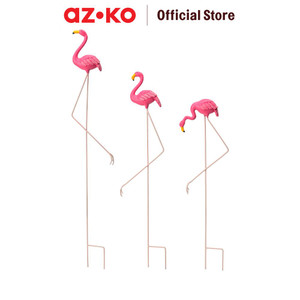 [EZO.0803547] AZKO Arthome Set 3 Pcs Tongkat Dekorasi Taman Polyflamingo