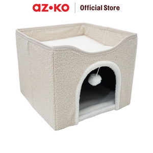 [EZO.0803553] AZKO Paws N Tail Rumah Hewan Peliharaan Collapsible