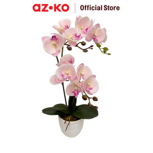 [EZO.0803564] AZKO Arthome 180 cm Bunga Artifisial Orchid - Pink Pastel