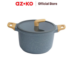 [EZO.0803578] AZKO Kris Panci 22 cm Ultima Casserole Dengan Tutup - Abu-Abu