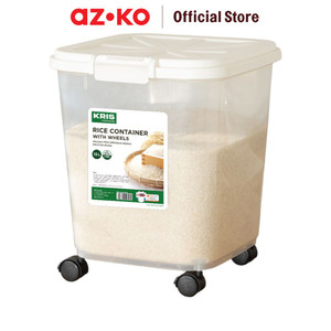 [EZO.0803580] AZKO Kris 15 ltr Tempat Beras - Putih