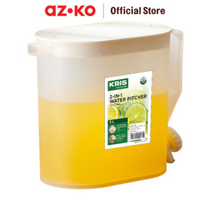 [EZO.0803581] AZKO Kris 3 ltr Teko Minum Dengan Crane Plastik