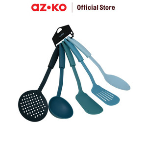 [EZO.0803585] AZKO Kris Set 5 Pcs Peralatan Masak Nylon - Hijau