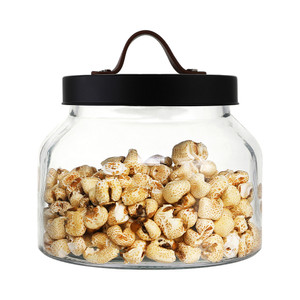 [EZO.0803624] AZKO Kris Kanto Stoples Kaca Food Canister Jar Tempat Simpan Snack Dan Permen Setoples Toples Beling Serbaguna Perlengkapan Dapur Wadah Makanan - 1.74