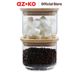 [EZO.0803660] AZKO Kris 500 ml Set 2 Pcs Grind Stoples Kaca Borosilicate