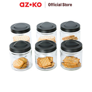 [EZO.0803663] AZKO Kris Set 6 Pcs Cheer Stoples Kaca - Hitam