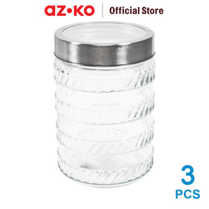 [EZO.0803666] AZKO Krishome 1.1 ltr Set 3 Pcs Stoples Kaca Medium Strips