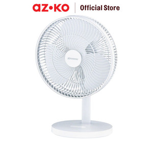 [EZO.0803668] AZKO Krisbow 12 inci Kipas Angin Meja Emergency - Putih